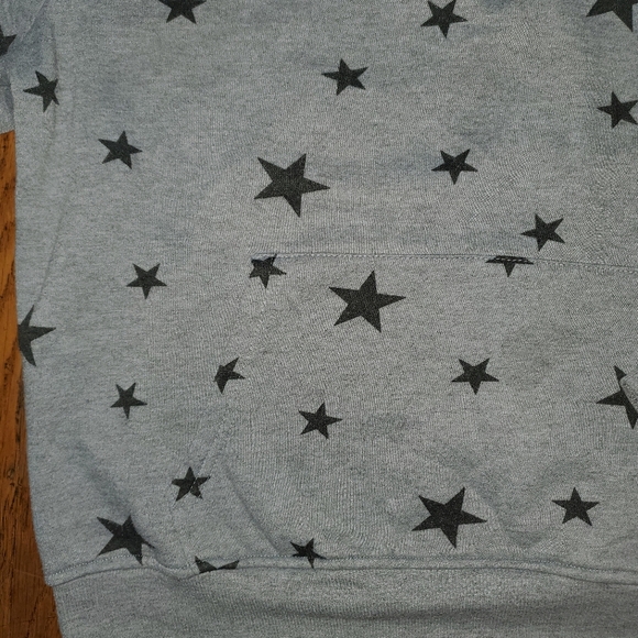 If It Were Me Gray Zip Up Star Hoodie - Picture 4 of 9